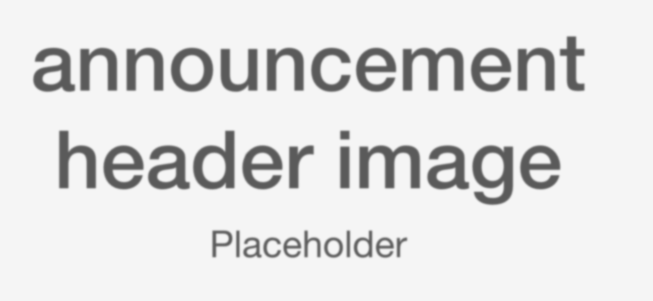 announcement header image